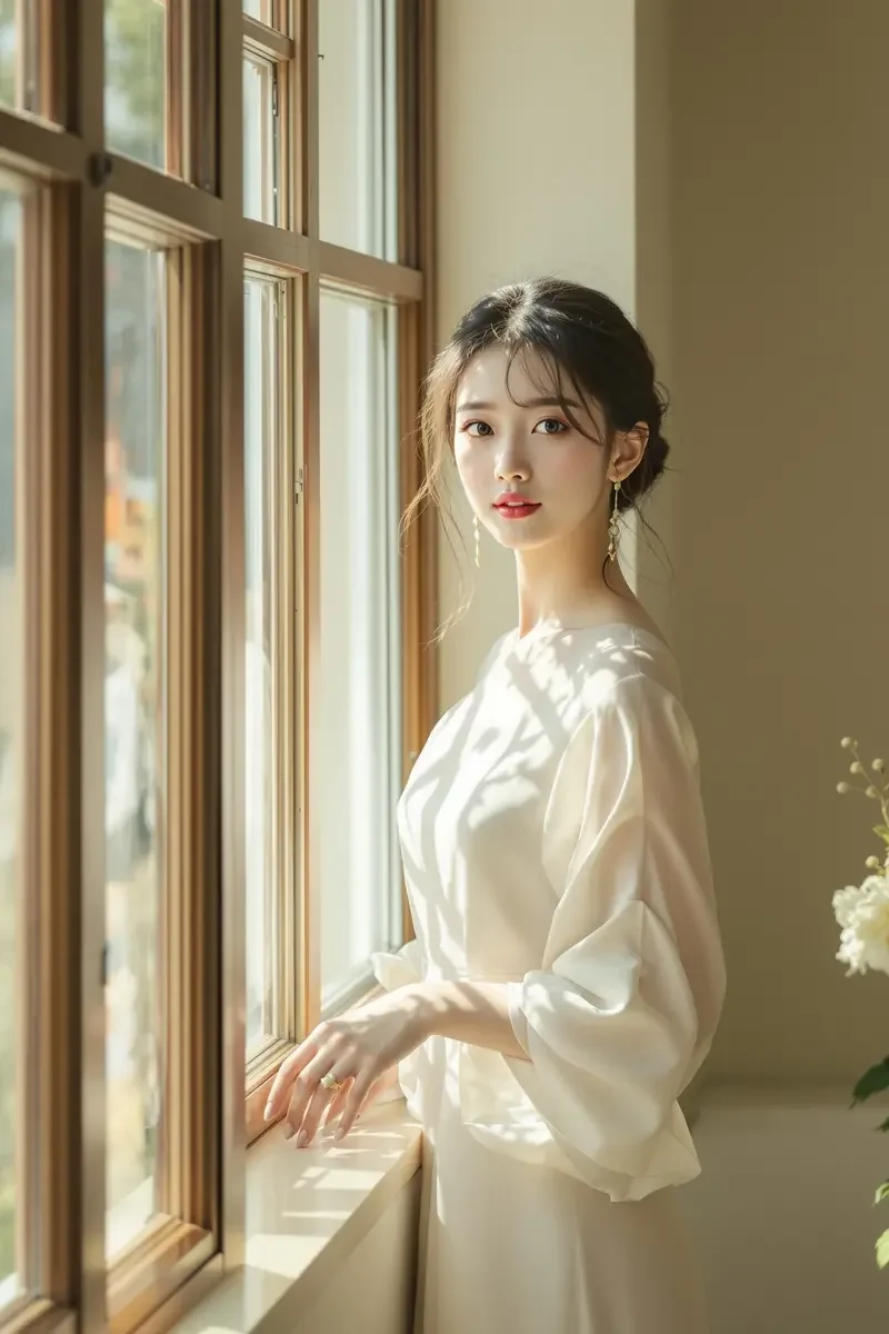 晨光里的少女 玄幻小说 清新写真